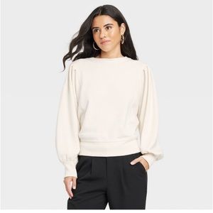 Fleece sweatshirt a new day new with tags